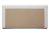 Image of Ciro Queen & King Modern Leather Ribbed Headboard Platform Bed