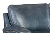 Image of Clifford Transitional Pillow Back Leather Loveseat