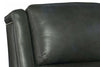 Image of Coleman Power Leather SWIVEL / GLIDER Bustle Pillow Back Recliner
