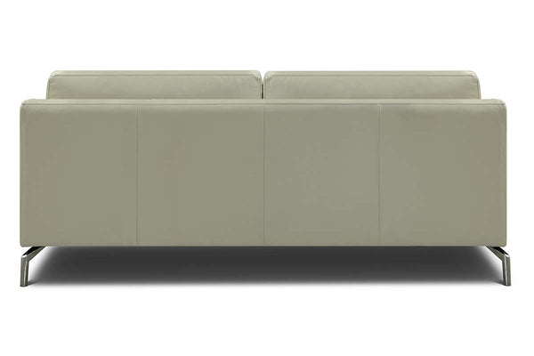 Colson Modern Leather Pillow Back Loveseat