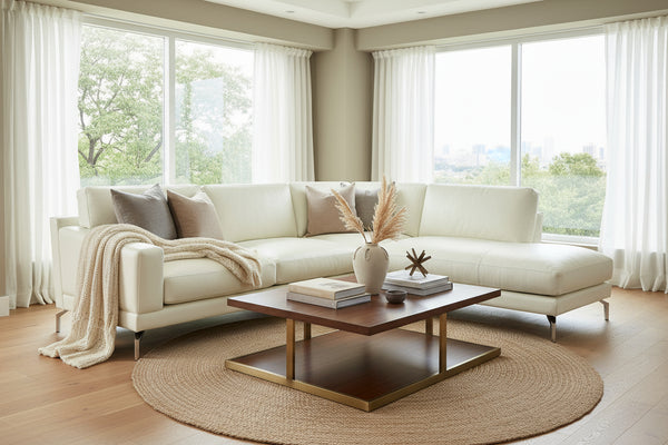 Colson Two Piece Lounge Chaise Sectional (Version 1 As Configured)