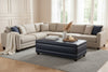 Connolly 54 Inch Leather STORAGE Ottoman With Nails