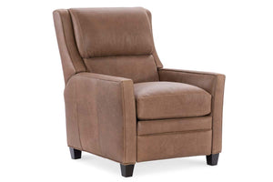Cora Leather Bustle Back Reclining Chair