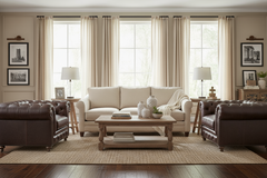 Cornelius Leather Quick Ship Tufted Chesterfield Club Chair