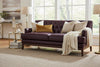 Image of Cosmopolitan 81 Inch Leather Apartment Sofa