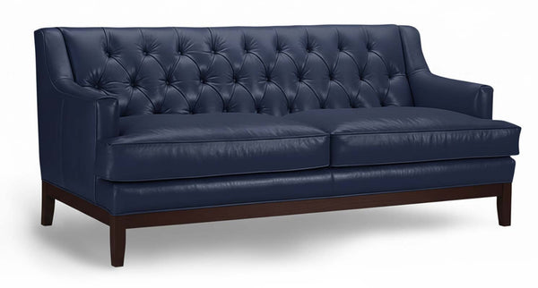 Cosmopolitan 81 Inch Leather Apartment Sofa