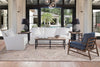 Image of Phoebe Light 96 Inch Slipcovered "Quick Ship" Track Arm Sofa