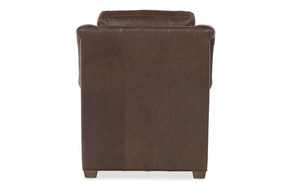 Dale Leather Power "WALL HUGGER" Pillow Back Living Room Reclining Chair