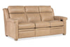 Image of Dale Dual Power "Wall Hugger" Leather Furniture Collection