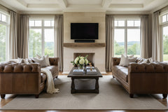 Damien Nature 94 Inch "Quick Ship" Tufted Chesterfield Style Sofa
