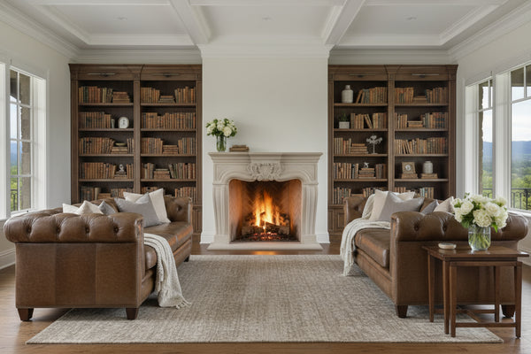 Damien Nature 94 Inch "Quick Ship" Tufted Chesterfield Style Sofa