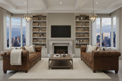 Damien Malawi Tonga 94 Inch "Quick Ship" Tufted Chesterfield Sofa