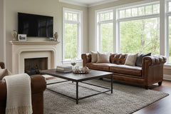 Damien Malawi Tonga 94 Inch "Quick Ship" Tufted Chesterfield Sofa