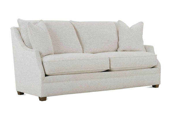 Darcy 78 Inch Two Cushion Or Single Bench Seat Fabric Apartment Sofa