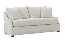 Darcy 78 Inch Fabric Apartment Queen Sleeper Two Cushion or Single Sofa Bed