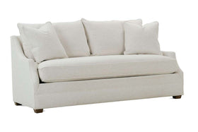 Darcy 78 Inch Fabric Apartment Queen Sleeper Two Cushion or Single Sofa Bed