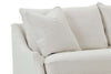 Image of Darcy 78 Inch Two Cushion Or Single Bench Seat Fabric Apartment Sofa