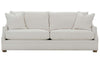 Image of Darcy 90 Inch Two Cushion Or Single Bench Seat Fabric Sofa