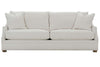 Image of Darcy 90 Inch QUEEN SLEEPER Two Cushion Or Single Bench Seat Fabric Apartment Sofa