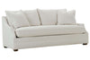Image of Darcy 90 Inch QUEEN SLEEPER Two Cushion Or Single Bench Seat Fabric Apartment Sofa