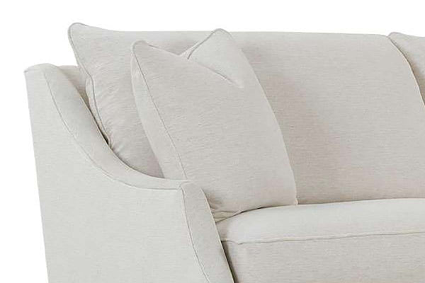 Darcy 90 Inch Fabric Apartment Queen Sleeper Two Cushion or Single Sofabed