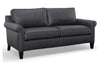 Image of Declan 72 Inch Apartment Size Rolled Arm Pillow Back Sofa