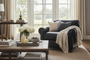 Desmond Tight Back Leather Club Chair
