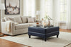 Devon 34 Inch Square Large Ottoman Storage Bench