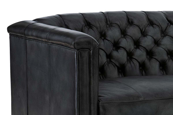 Devonshire Tufted Leather 8-Way Hand Tied Furniture Collection