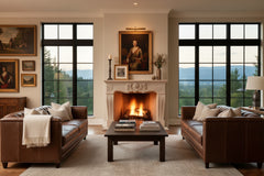 Devonshire 86 Inch Tufted Two Cushion Leather Sofa