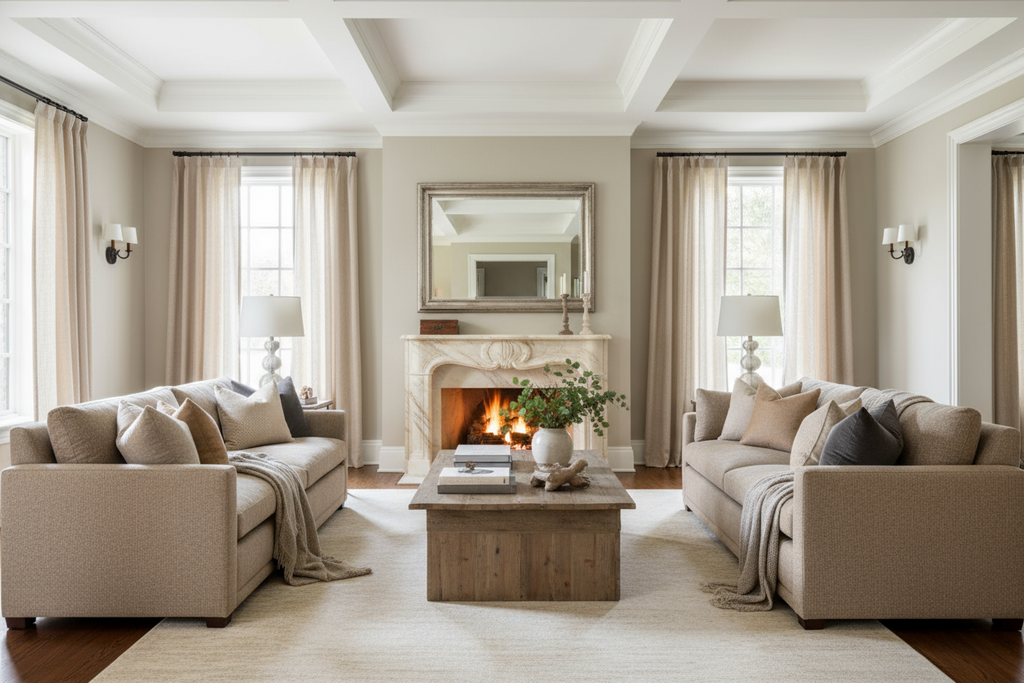 Donna Two Cushion Fabric Sofa With Track Arms