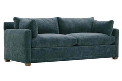 Donna 88 Inch "Quick Ship" Fabric Upholstered 2 Cushion Track Arm Sofa