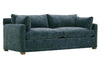 Image of Donna 88 Inch "Quick Ship" Fabric Upholstered 2 Cushion Track Arm Sofa