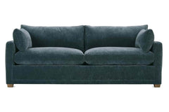 Donna 88 Inch "Quick Ship" Fabric Upholstered 2 Cushion Track Arm Sofa