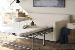 Donna 75 Inch "Quick Ship" Sleeper Sofa for Sale In Powder Crypton Fabric
