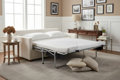 Donna 75 Inch "Quick Ship" Sleeper Sofa for Sale In Powder Crypton Fabric
