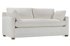 Donna 75 Inch "Quick Ship" Sleeper Sofa for Sale In Powder Crypton Fabric