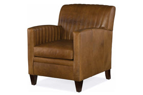 Edwin Transitional Leather Club Chair