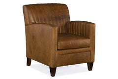 Edwin Transitional Leather Club Chair