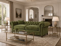 Armstrong Forest 96 Inch Chesterfield "Quick Ship" Sofa