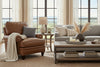 Image of Eldred Sable "Quick Ship" Leather Living Room Furniture Collection