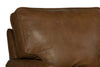Image of Eldred Sable "Quick Ship" Traditional Leather Pillow Back Club Chair