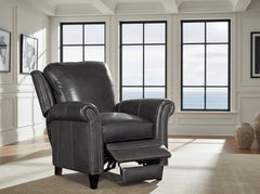 Elijah Anilina Peppercorn "Quick Ship" Recliner