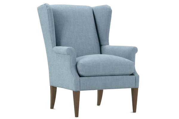 Ella Tight Wing Back Fabric Accent Chair