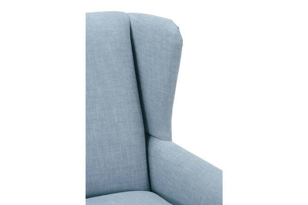 Ella Tight Wing Back Fabric Accent Chair