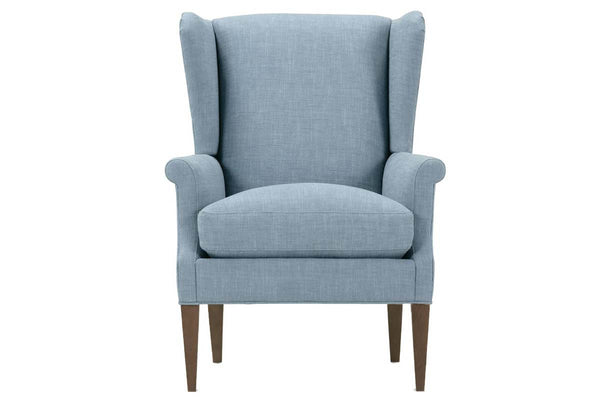 Ella Tight Wing Back Fabric Accent Chair