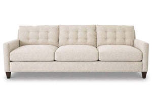 Ellie Fog "Quick Ship" Fabric Mid-Century Sofa Collection