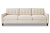 Image of Ellie Fog "Quick Ship" Fabric Mid-Century Sofa Collection