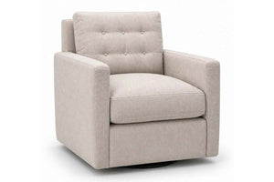 Ellie Fog "Quick Ship" Biscuit Back Swivel Chair
