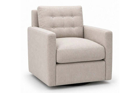Ellie Fog "Quick Ship" Biscuit Back Swivel Chair